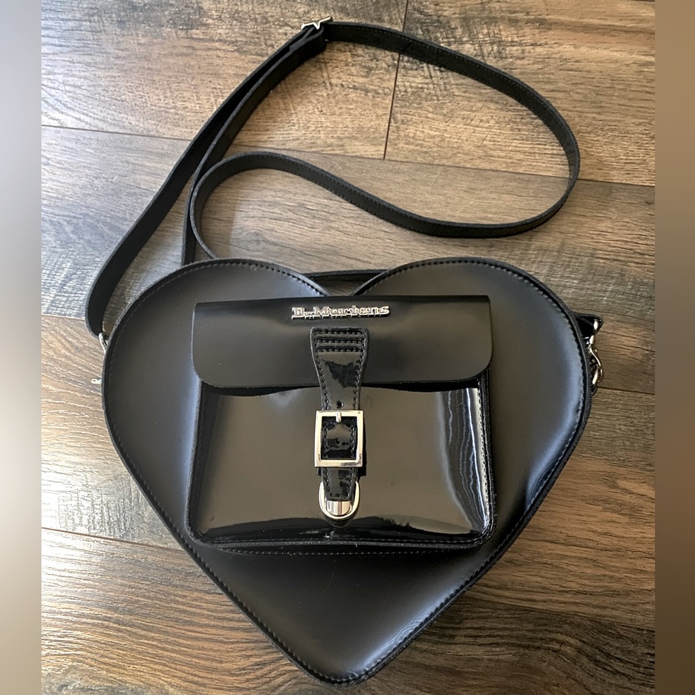 Dr. Marten’s Heart Shaped Leather Crossbody/Backpack